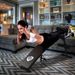 Adjustable Incline Curved Workout Fitness Sit Up Bench_voghion.com