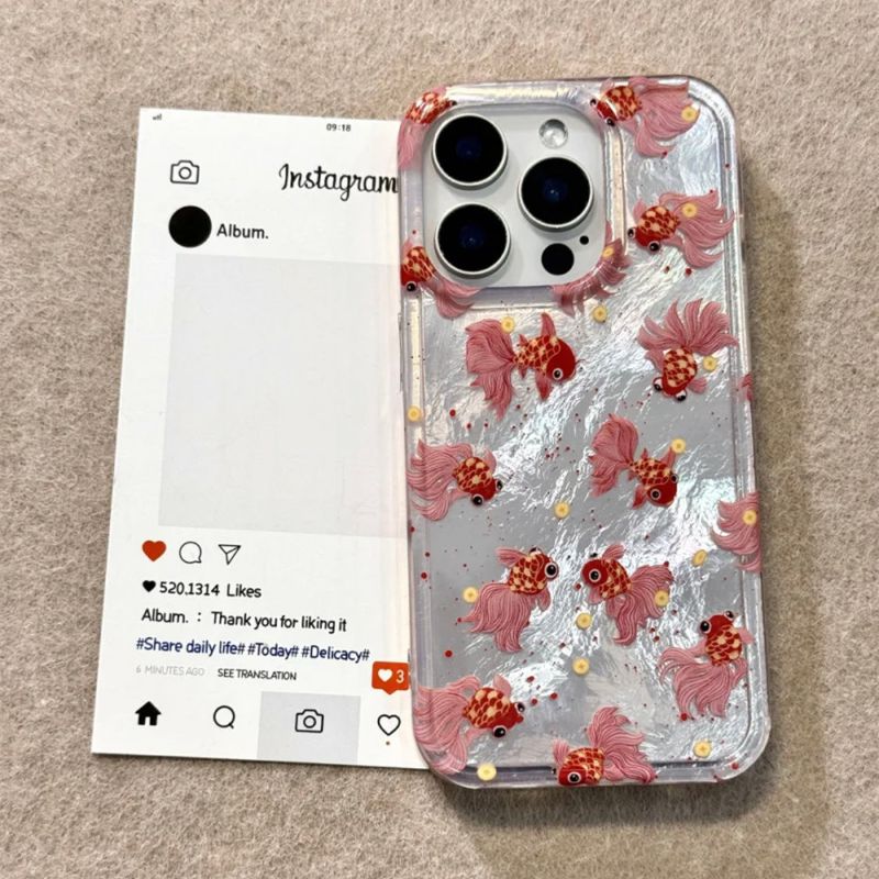 New Good Luck Koi Fish Festive 16/15/14 Pro Phone Case 13 Matte 12 Style 11 Trend XR_voghion.com