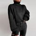 Women's fashion drop shoulder long sleeve knit loose turtleneck sweater_voghion.com