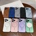 Metallic Paint Magnetic Soft Case For Iphone 17 Air 16 E 15 14 Plus 13 12 11 Pro Max Wireless Charge Lens_voghion.com