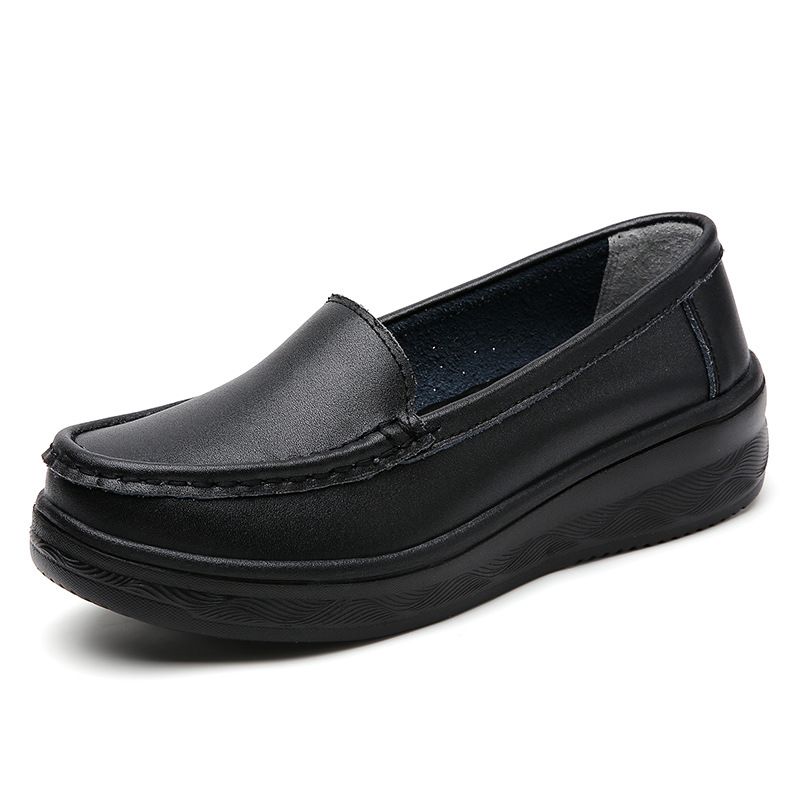 New Nurse Shoes Women's Soft Soles Breathable Non-slip Platform Shoes_voghion.com