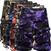 Large New Men's Large Size Loose Multicolored Camouflage 5-point Shorts, Casual Beach Pants_voghion.com