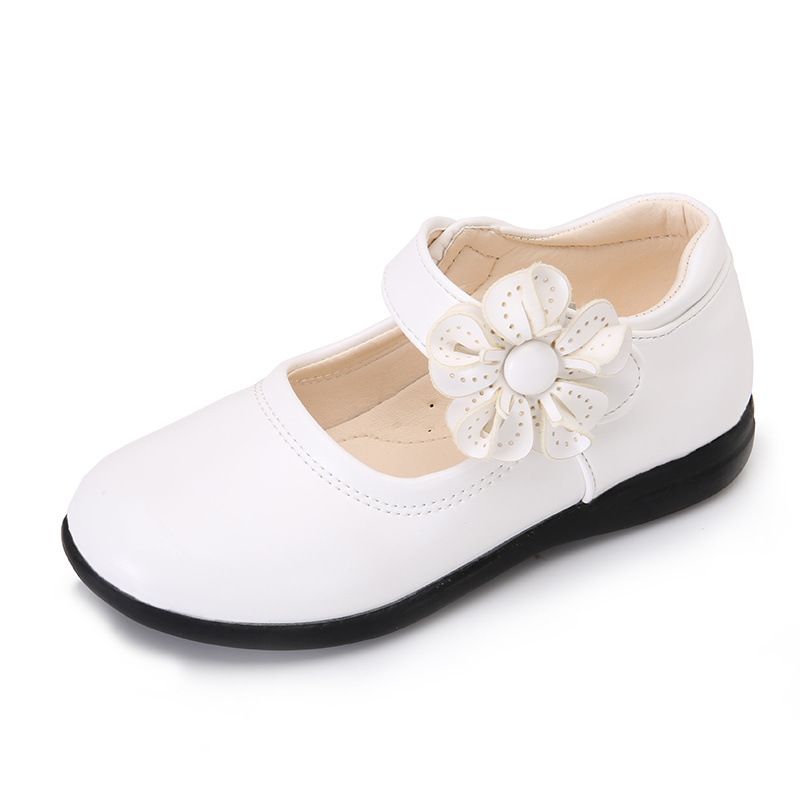 Sapatos infantis de couro para meninas, calçados de performance pretos para estudantes, primavera e verão, 2024, novos, coreanos, sola macia, princesa_voghion.com