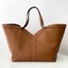 New Lazy Loose Feel For Women Y-Shaped Genuine Leather Tote Large Capacity Shoulder Handbag Commuter Bag_voghion.com