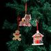 Gingerbread Man Christmas Pendant Home Room Hanging Ornament With Santa Claus_voghion.com