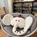 Elephant-shaped Cute Plush Sofa Cushion Office Pillow For Bay Window Decor_voghion.com