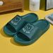 New materials, lightweight home, soft rubber home, indoor and outdoor wear, summer new soft men's slippers_voghion.com
