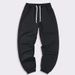 Men's Solid Color Fleece Jogger Pants - High Street Casual Sweatpants With Elastic Cuffs For Teens & Adults (Multiple Colors & Sizes)_voghion.com