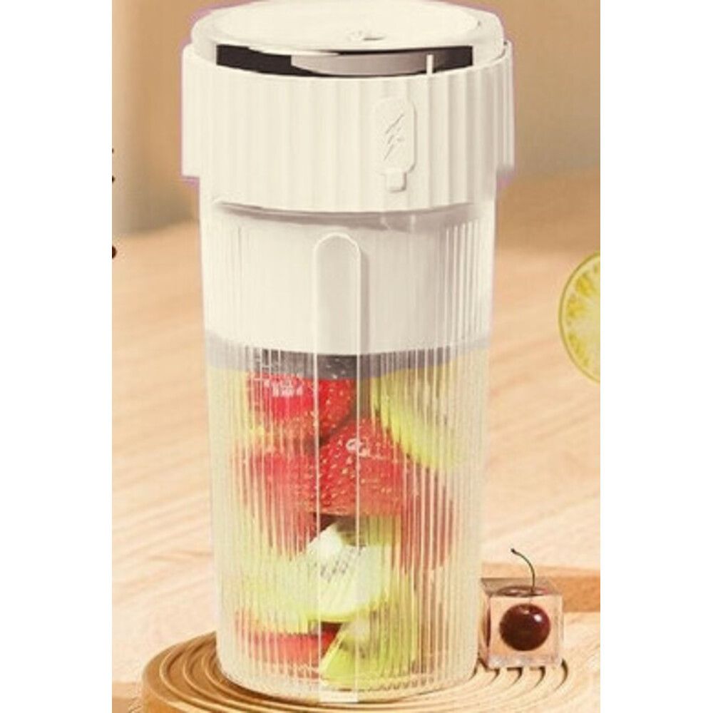 New Portable Rechargeable Small Household Juice Multifunctional Mini Juicer Juicing Cup B8 Mint Green (6 Blades)_voghion.com
