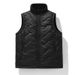 Men's Streetwear Vest Jacket – Slim Fit Zip-Up Puffer Gilet, Lightweight Polyester, Urban Style (8 Colors)_voghion.com