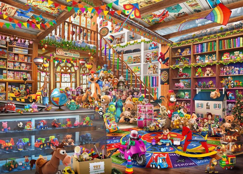 Toy Shopping Jigsaw Puzzles 1000 Piece_voghion.com