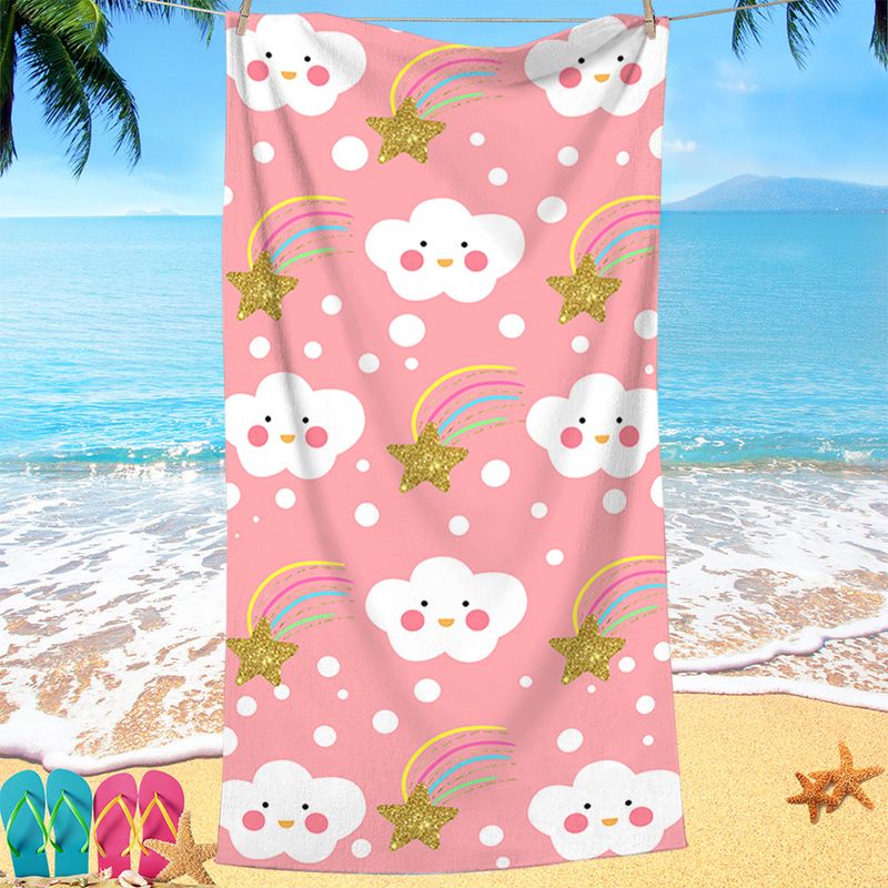 choiceness Fashionable Thickened Seaside Swimming Absorbent Large Ultra-fine Fiber, Heat Transfer Digital Printed Beach, Bath Fiber, Beach,_voghion.com