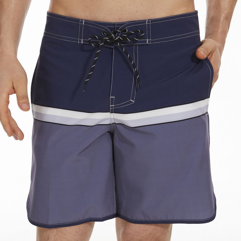 Men's shorts, men's quick drying swimming trunks, fashionable loose fitting beach pants, multi pocket printed design, beach shorts_voghion.com