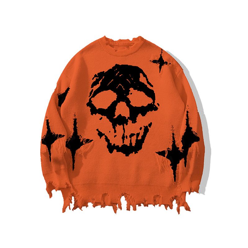 Men's Clothing sweater skull head men's new sweaters_voghion.com