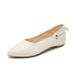 Special Offer Soft Leather Non Slip Two Way Soft Sole Flat Shoes For Women Spring And Autumn All Match Shallow Mouth Pointed Toe Slip On Shoes_voghion.com