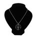 Collana con ciondolo a forma di pentagramma, con teschio e testa di capra, unisex, in metallo, con stella vintage, per fortuna, satanismo e occultismo._voghion.com