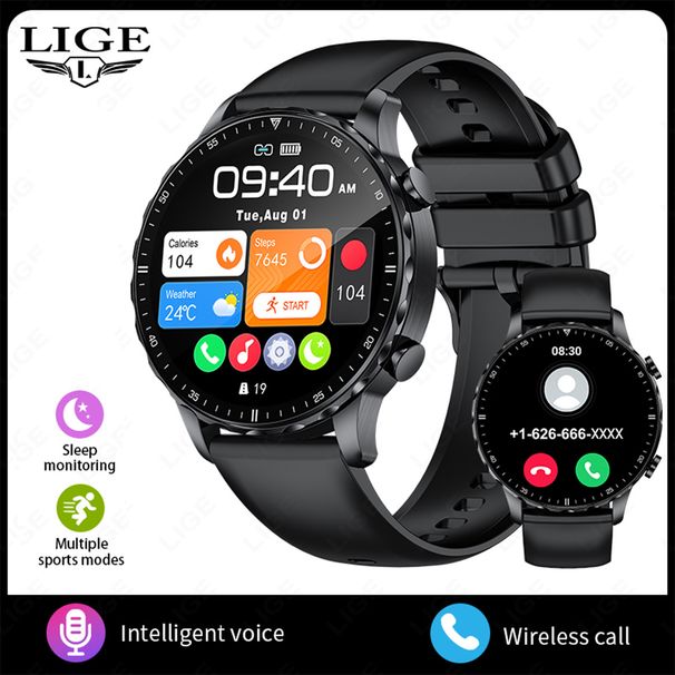 Smart Watch Multi Function Bluetooth Call Pedometer Health Monitoring Sports Watch_voghion.com