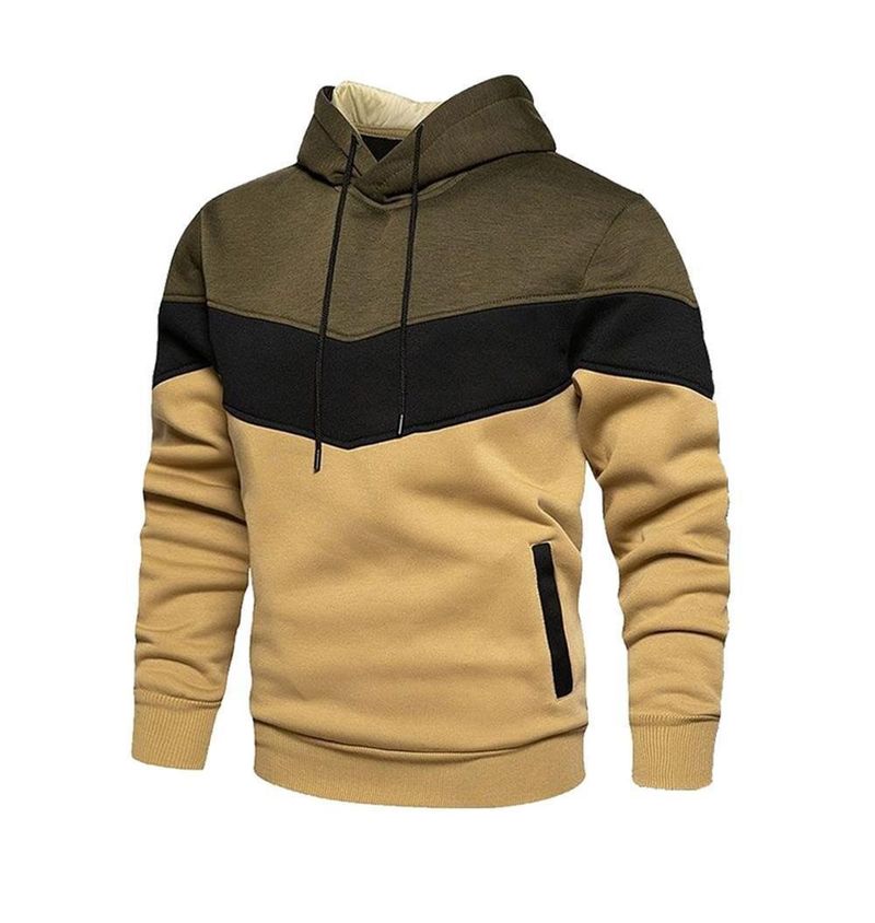 2024 nova tendência de jaqueta casual esportiva com capuz e patchwork de lã outono e inverno_voghion.com