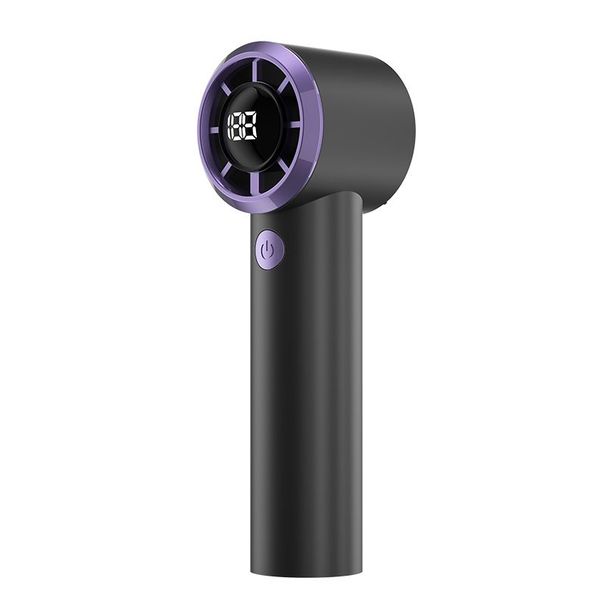 Mini Handheld High-Speed Fan Strong Wind High Aesthetic Portable Rechargeable Cooling Artifact Quiet 2025 New Model_voghion.com