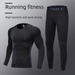 Allen Botun Fitness Men's High Elastic Compression Autumn Thermal Underwear Quick-Dry Winter Sports Tight Training_voghion.com