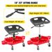 Stool Wheels 23 Swivel 4 In From 18 300LBS Capacity Height Rolling To In Large Garage Two Adjustable 360degree With Tray Tool_voghion.com