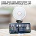 USB Handheld Mini Fan Foldable Neck Hanging Fans 5 Speed USB Rechargeable_voghion.com