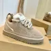Lowmel Trainers Casual Shoes Sneakers Classic Womens Baskets Sand Wool Sheepskin Canvas Cold Designer Genuine Leather_voghion.com
