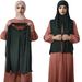 Malay Modal Head Wrap Convenient Scarf Monochrome Mercerized Cotton Jersey Headscarf Soft Shawl Fashionable Long Scarf_voghion.com
