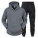 2024 Unisex Couple Hoodie Smooth Solid Autumn/Winter Fleece Pullover Sweater Set_voghion.com