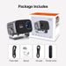 A10 High Lumen Projector Home Bedroom Wall Projection Dual WiFi Bluetooth Android 13 Portable Mini Projection_voghion.com
