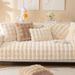 Plush Knitted Sofa Cover With Non-Slip Bottom, Soft And Cozy Couch Protector, All-Season Universal Fit For Sectional Sofas, Multiple Sizes & Colors_voghion.com