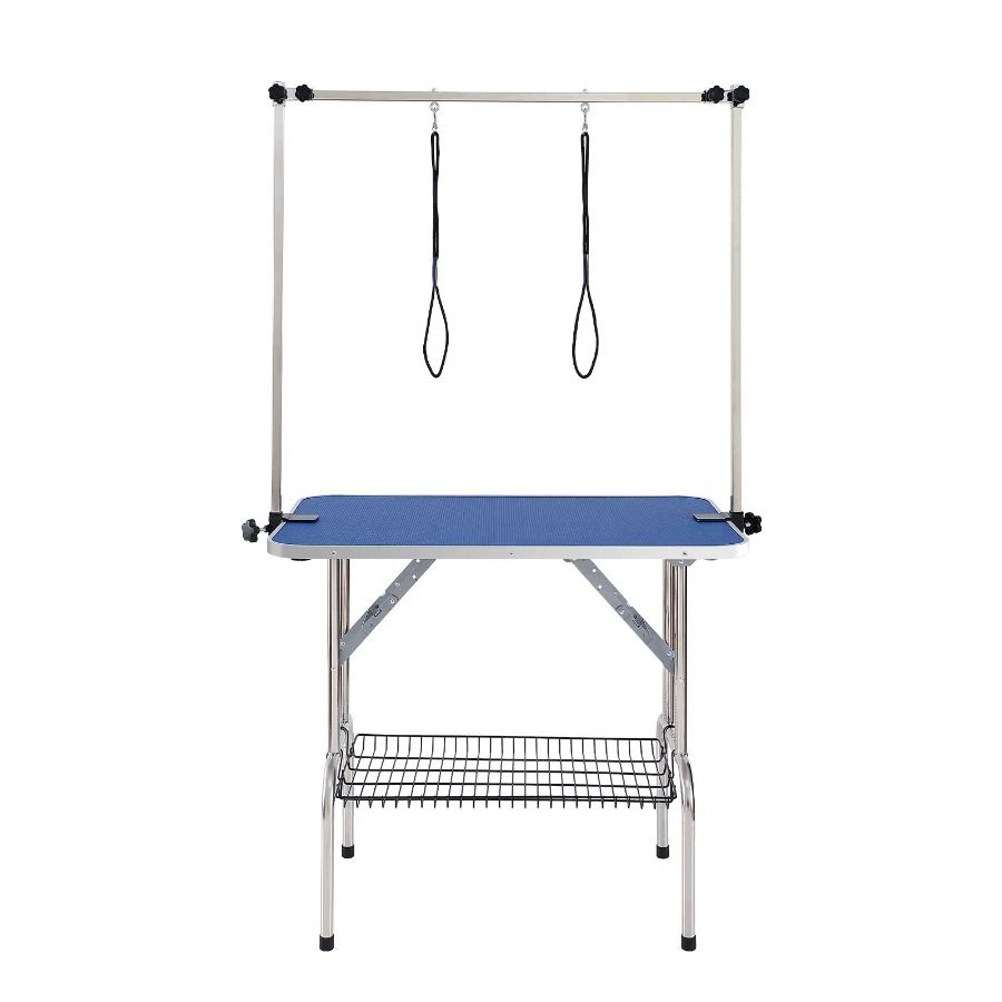Grooming Table Medium Station Dog Grooming Grooming Stand 36''x24'' Clamp Dogs With And Pet Pets Small For Arms Two Foldable F_voghion.com
