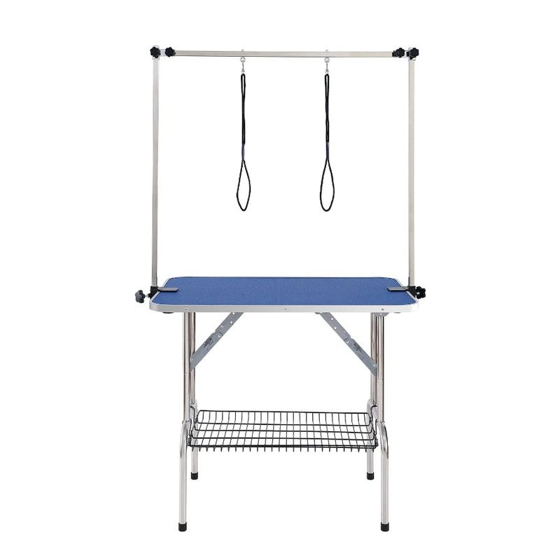 Grooming Table Medium Station Dog Grooming Grooming Stand 36''x24'' Clamp Dogs With And Pet Pets Small For Arms Two Foldable F_voghion.com