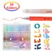 S902 Click Erasable Gel Pens, 0.7mm Fine Tip, 24 Vibrant Colors For Smooth Writing & Drawing, Quick-Dry No-Smudge Ink, Ideal For Students_voghion.com