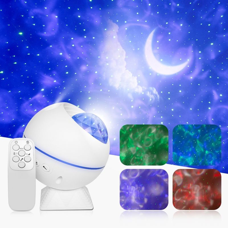 Starry Sky projektor Galaxy LED öövalgus kuupilv öölamp Ocean Wave muusika meeleolu kaugjuhtimispult jõulukinke auto jaoks_voghion.com