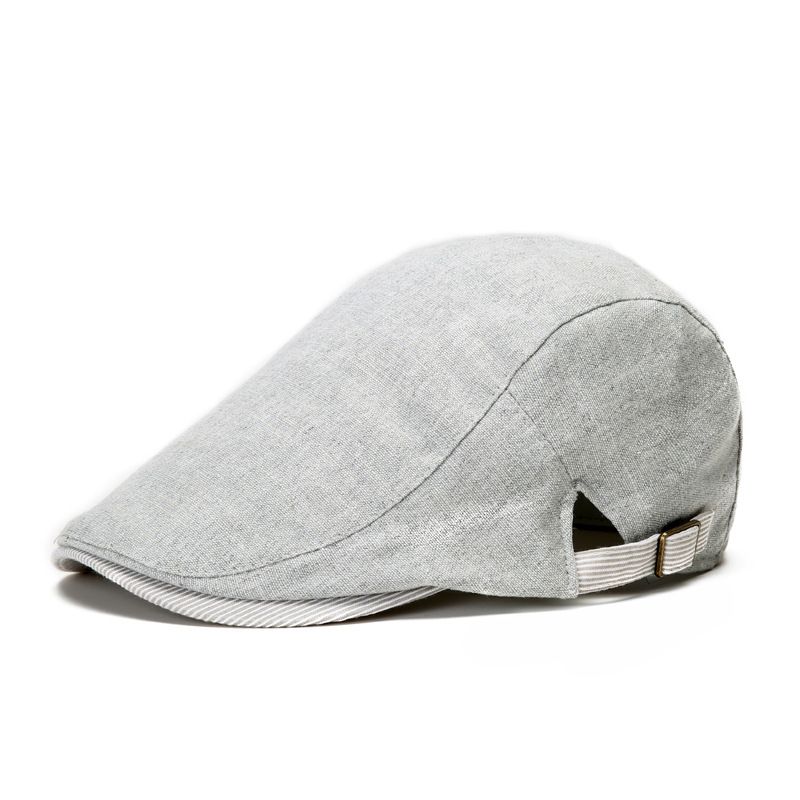 Autumn Men's Duck Tongue British Cotton Trendy Breathable, Simple and Casual Forward Versatile Berry Hat_voghion.com