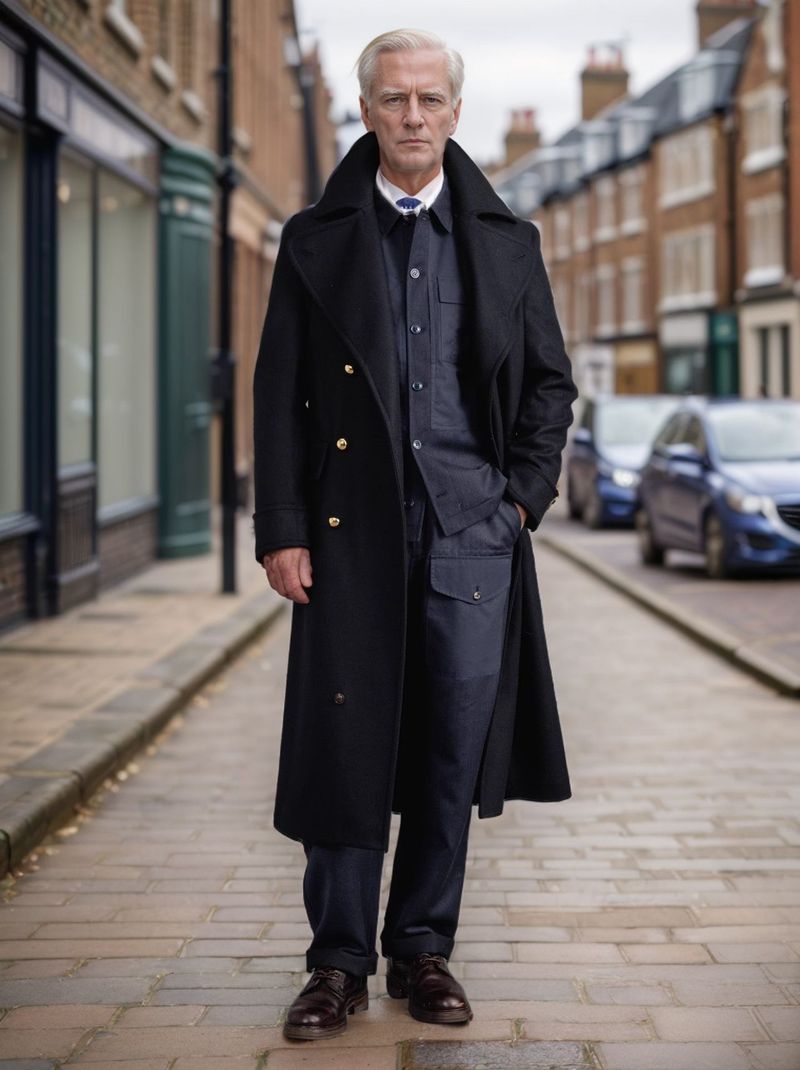 Men's Clothing Autumn And Winter Woolen Coat Super Long Coat Over Knee_voghion.com
