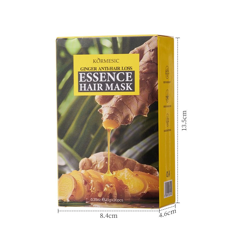 KORMESIC Ginger Hair Solid Essence Hair Mask 1 Box 10gX20 Pieces_voghion.com