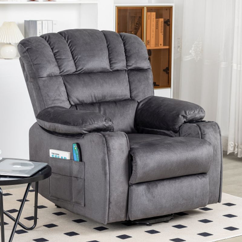 Appareil de massage électrique pour personnes à mobilité réduite, fauteuil de massage électrique, canapé-lit avec 2 supports de transport, poches et lits de repos pour les femmes_voghion.com