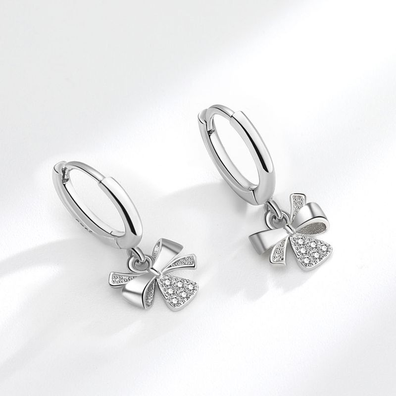 Stamp VENUS  God Coor Bow Earrings for Women Gir Zircon Cute Versatie Jewery Birthday Gift Dropshipping_voghion.com