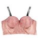 Adjustable bra, large size breast-retracting lace, beautiful back, thin fishbone bra, push-up corrective women's sexy bra_voghion.com