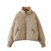 Women's loose thin warm bread suit short lazy wind Warm jacket jacket_voghion.com