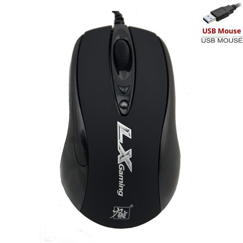Digitex Digitex LX-305 CF Warcraft LOL Variable Speed Matte Laptop Computer Office Wired USB Gaming Mouse_voghion.com