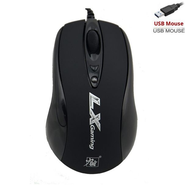 Digitex Digitex LX-305 CF Warcraft LOL Variable Speed Matte Laptop Computer Office Wired USB Gaming Mouse_voghion.com