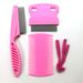 Pet cleaning and grooming products pet lice comb flea comb dense tooth needle comb lice comb tick hook combination set_voghion.com