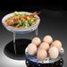 Stainless Steel Steaming Household Multi-Functional Water-Proof High-Legged Pot Small Egg Steamer Rack_voghion.com
