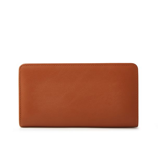 Schlanke und stylische Damen-Geldbörse – kompakte Geldbörse aus PU-Leder mit mehreren Kartenfächern, RFID-Blockierung, leicht und modisch für den täglichen Gebrauch_voghion.com