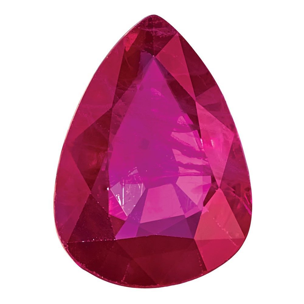 Ruby AA Quality 7x5mm Pear_voghion.com