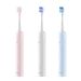 Sonic Electric Toothbrush – 5 Modes, 40,000 RPM, IPX7 Waterproof, UV Sanitizer & Soft Bristles (White/Blue/Pink, 3 Brush Heads Included)_voghion.com