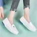 Krankenschwester Weiche Dicke Sohle Mode Lässig Flache Kleine Weiße Schuhe Damen Slip-on Größe Ss_voghion.com